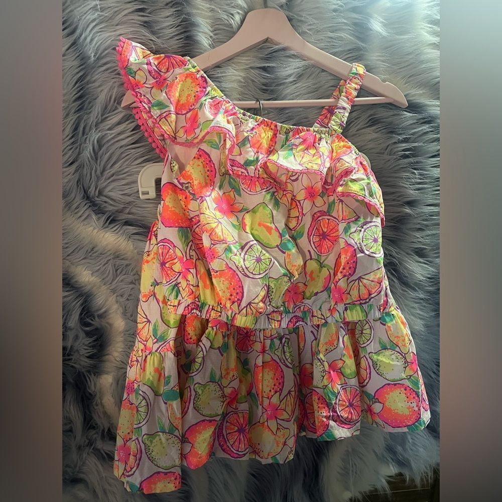 Tommy Bahama Floral Multi-Color Top and Skirt
